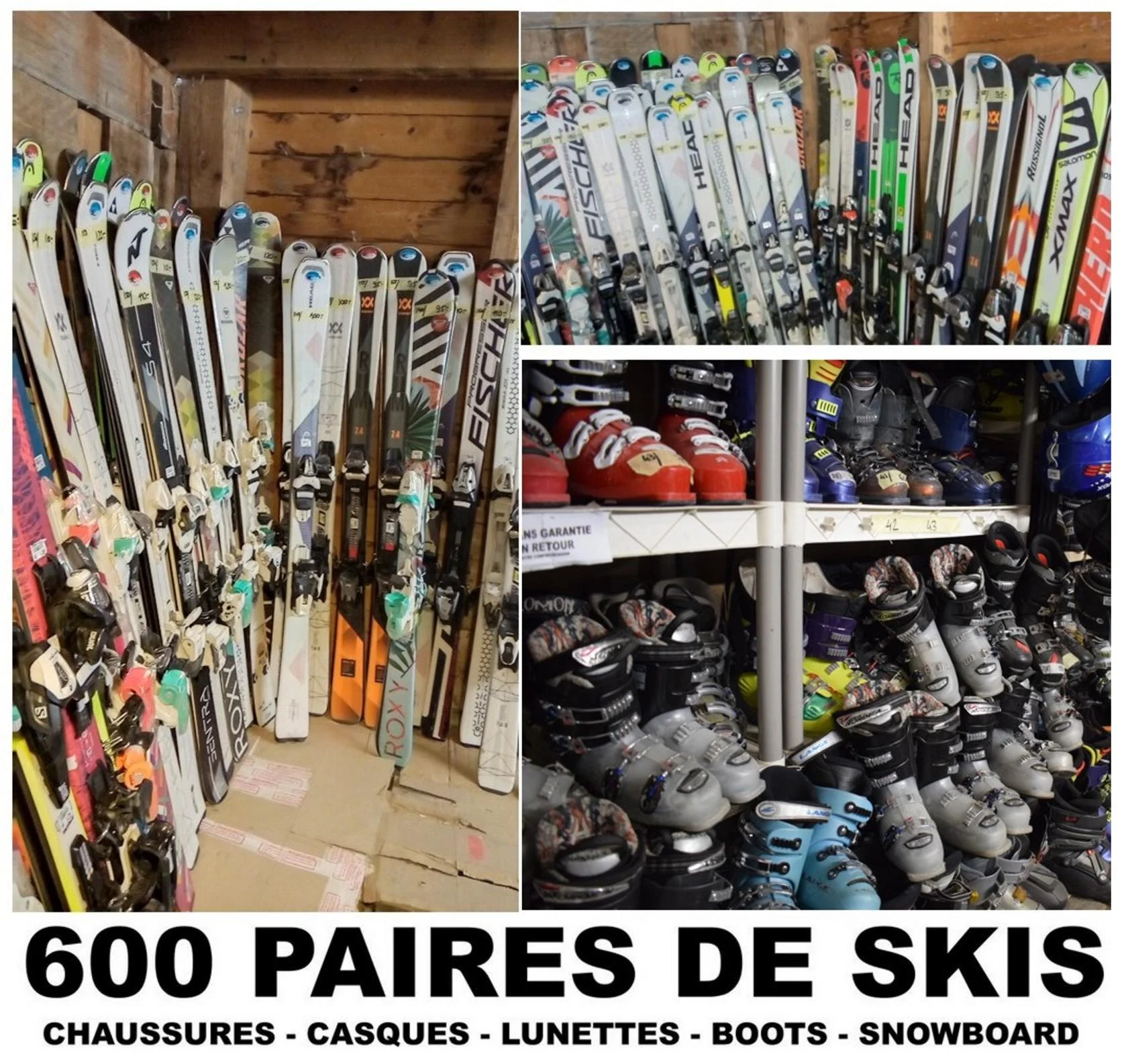 600 paires de skis et chaussures à Leysin